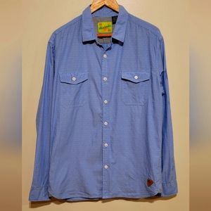 Akademiks Button Up Long SleeveShirt Size‎ L Men's